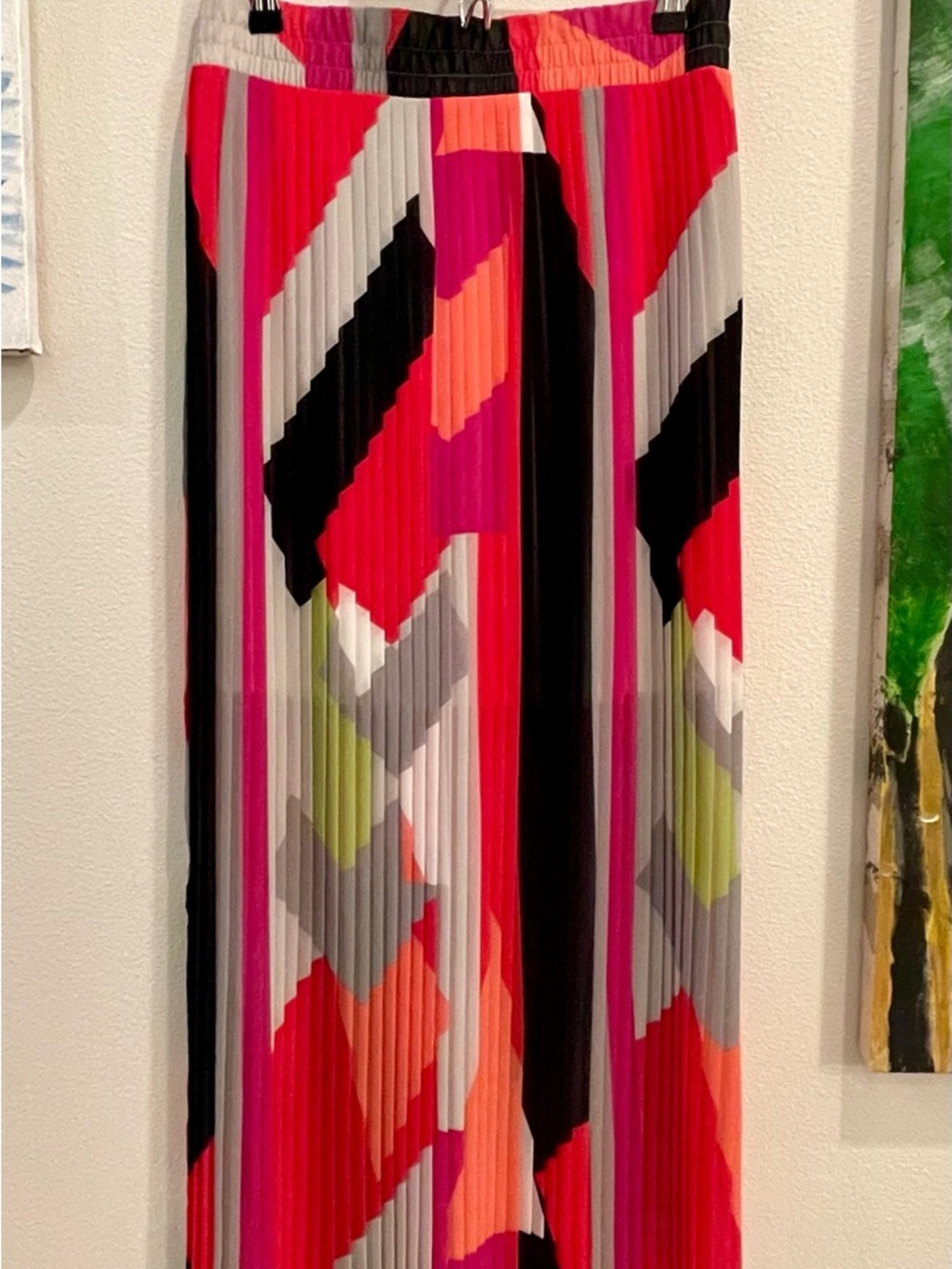 Worthington Pink and Coral Midi/Maxi Skirt